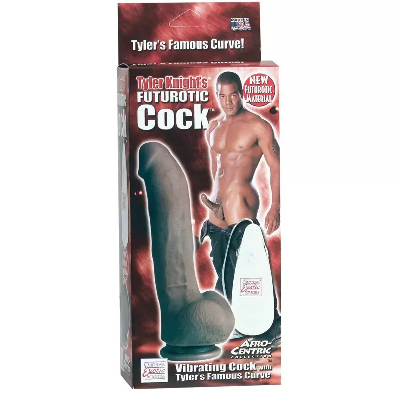 Фаллоимитатор на присоске с вибрацией Tyler Knight's Futurotic Cock