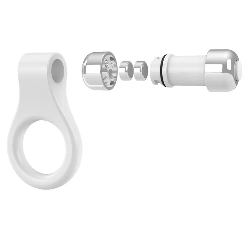 Эрекционное кольцо Ovo  B1 с вибрацией – белый