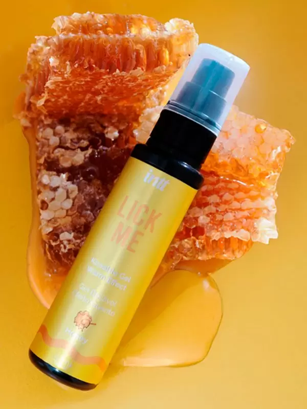 Массажный гель Intt LICK ME, разогревающий, съедобный, мёд, 50 мл