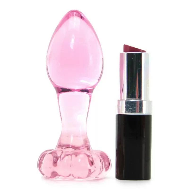 Анальная пробка Icicles No. 48 из стекла – розовый