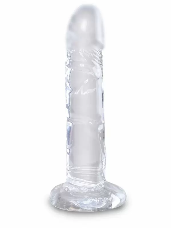 Реалистичный фаллоимитатор Pipedream King Cock Clear, ПВХ, 15 см, прозрачный