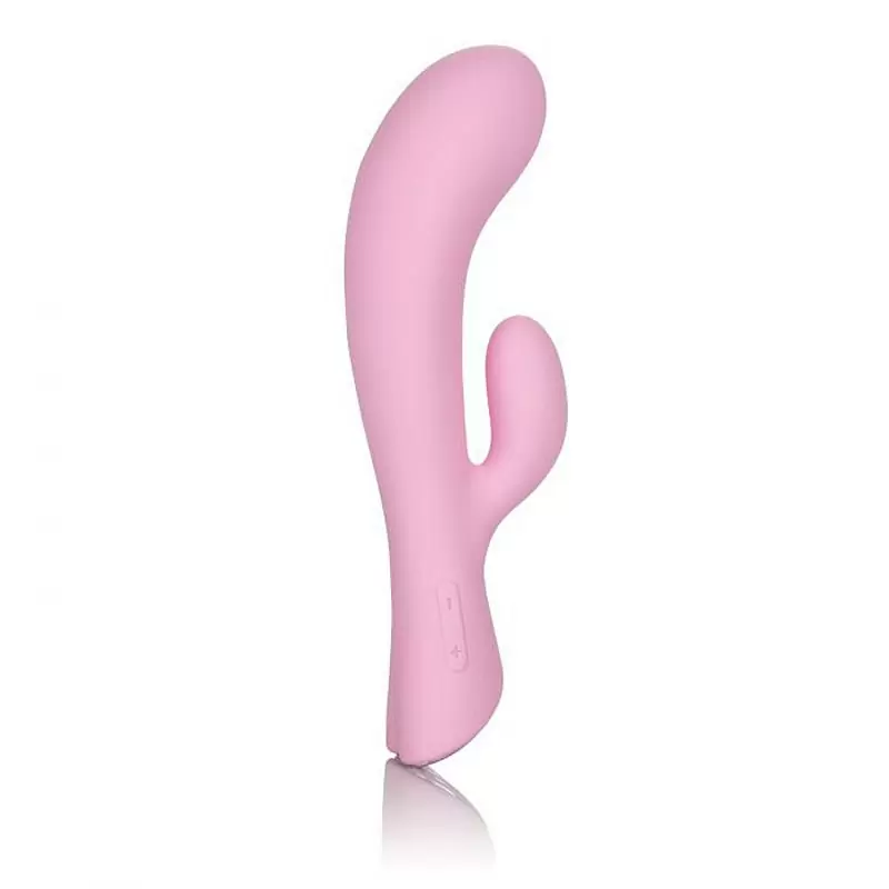 Вибромассажер Amour Dual G Wand с клиторальным стимулятором – розовый