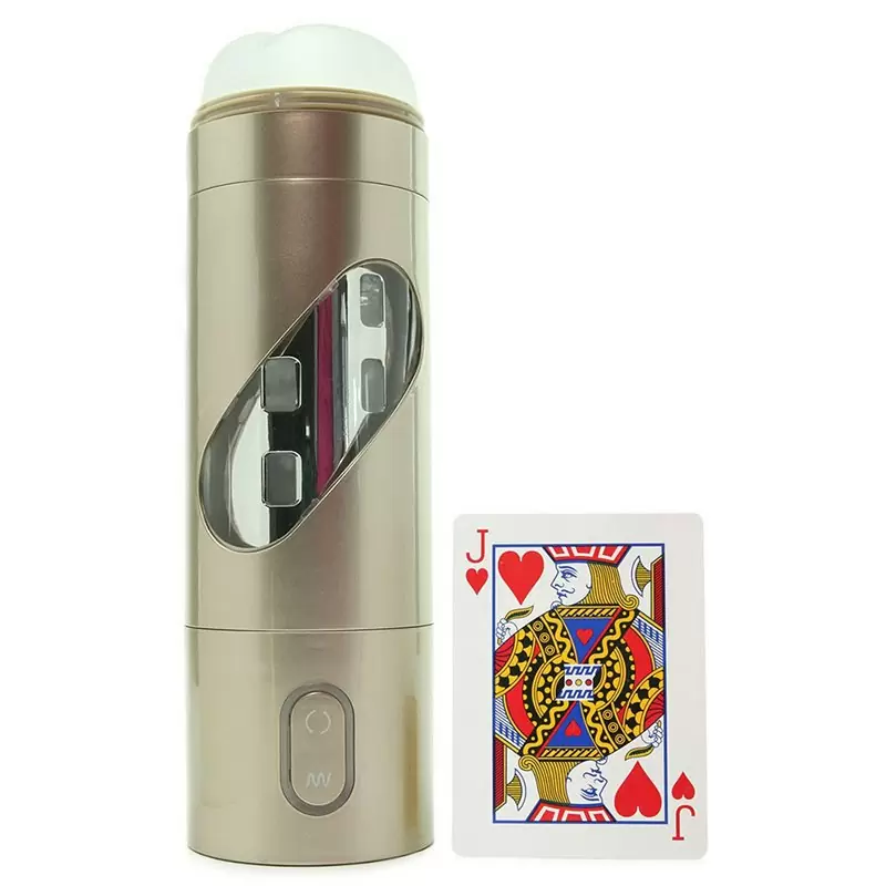 Перезаряжаемый мастурбатор анус Roto-Bator Ass с ротацией - золотистый