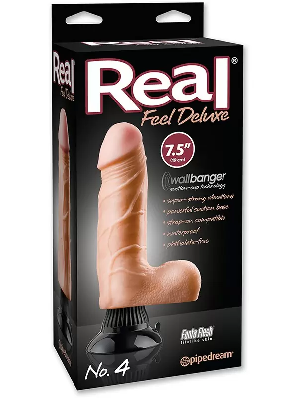 Вибромассажер с мошонкой Real Feel Deluxe №4 – 7,5