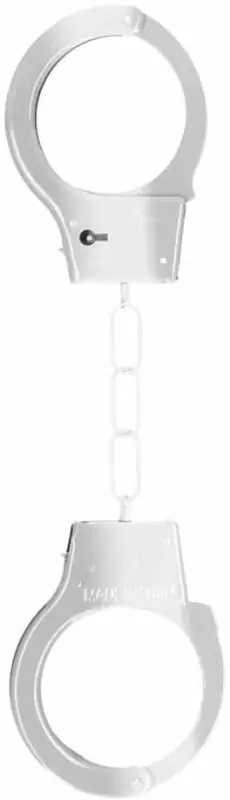 Стальные наручники Shots Toys Metal Handcuffs, для рук, 27см х 6,5 см, с функцией экстренного освобождения