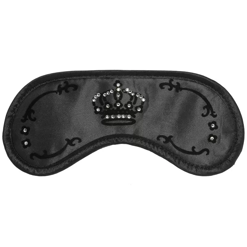 Маска на глаза Swarovski Черная корона