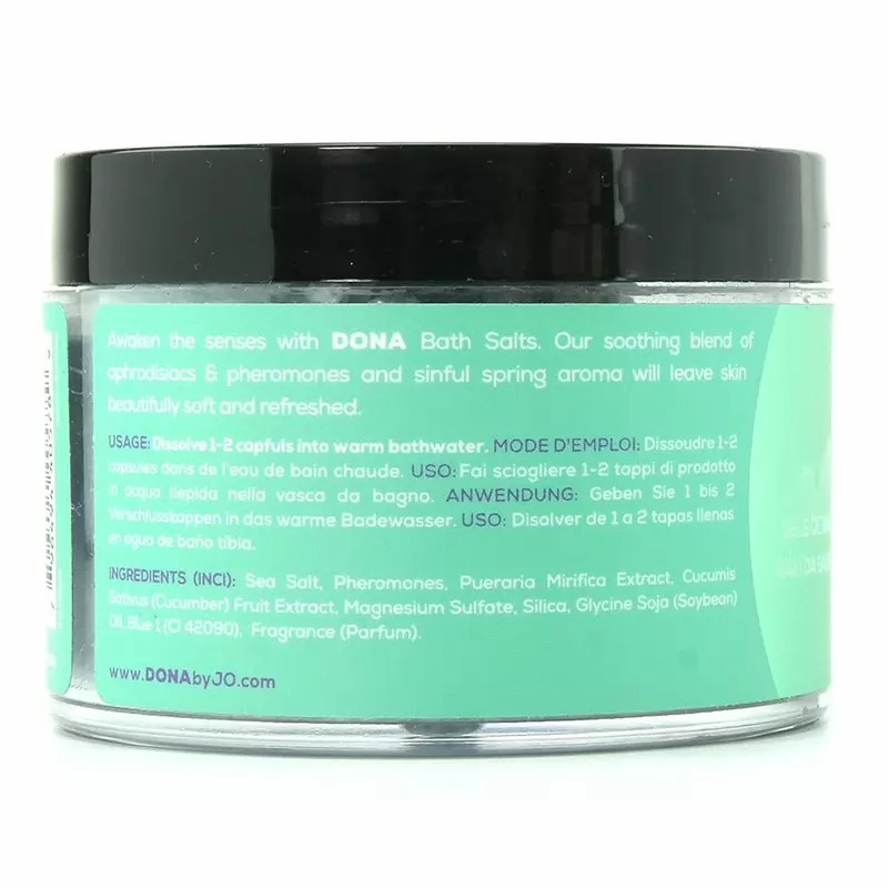 Подарочный набор Dona Be Desired Naughty: соль с феромонами и мочалка – весенний, 215 г