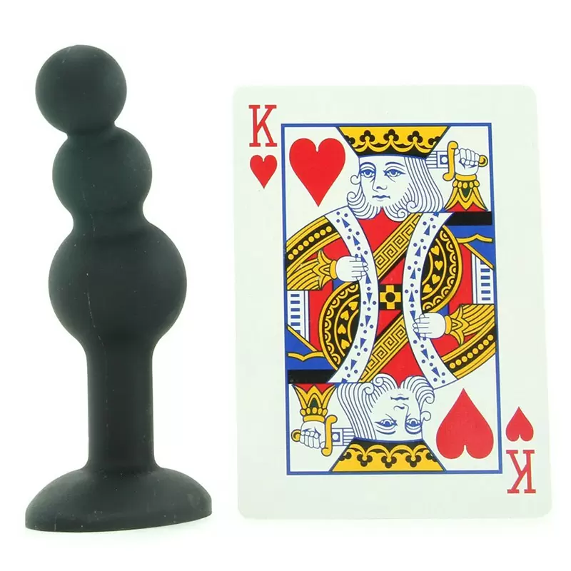 Анальная пробка The Mini's Bubble Medium - черная