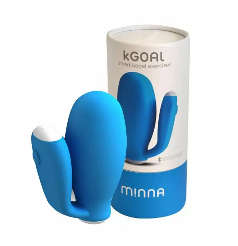 Интеллектуальный тренажер для интимных мышц с системой управления через смартфон Minna Life kGoal – голубой