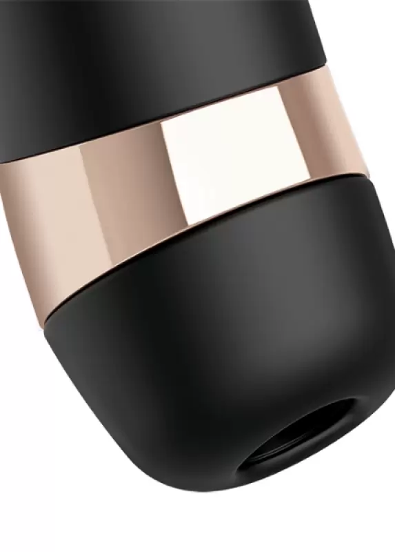 Инновационный вакуум-волновой стимулятор клитора Satisfyer Pro 3 с вибрацией - черный