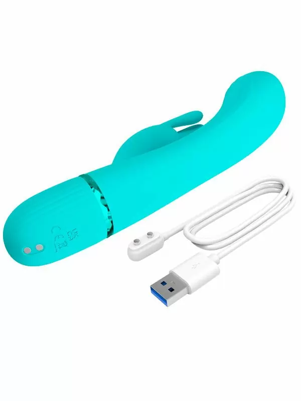 Вибратор-кролик Baile Scocco, гибкая головка, 10 режимов