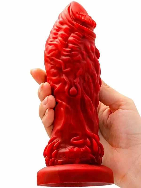 Необычный фаллоимитатор TOYFA Monster Docus, 20 см, 8 режимов, силикон