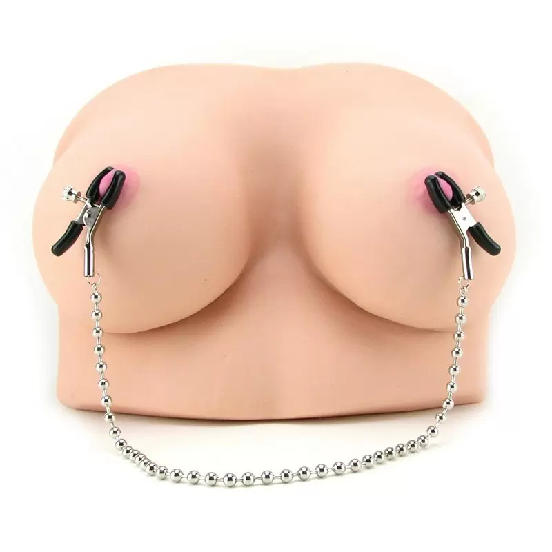 Зажимы на соски Nipple Clamps Silver Beaded