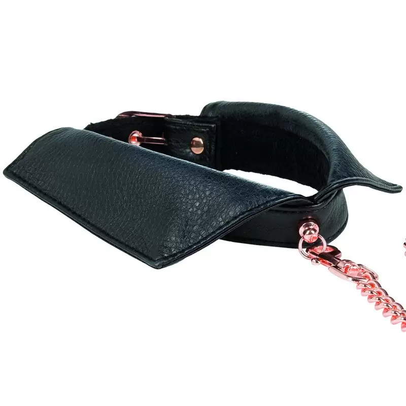 Ошейник-воротничок Entice Chelsea Collar with Leash с поводком-цепью