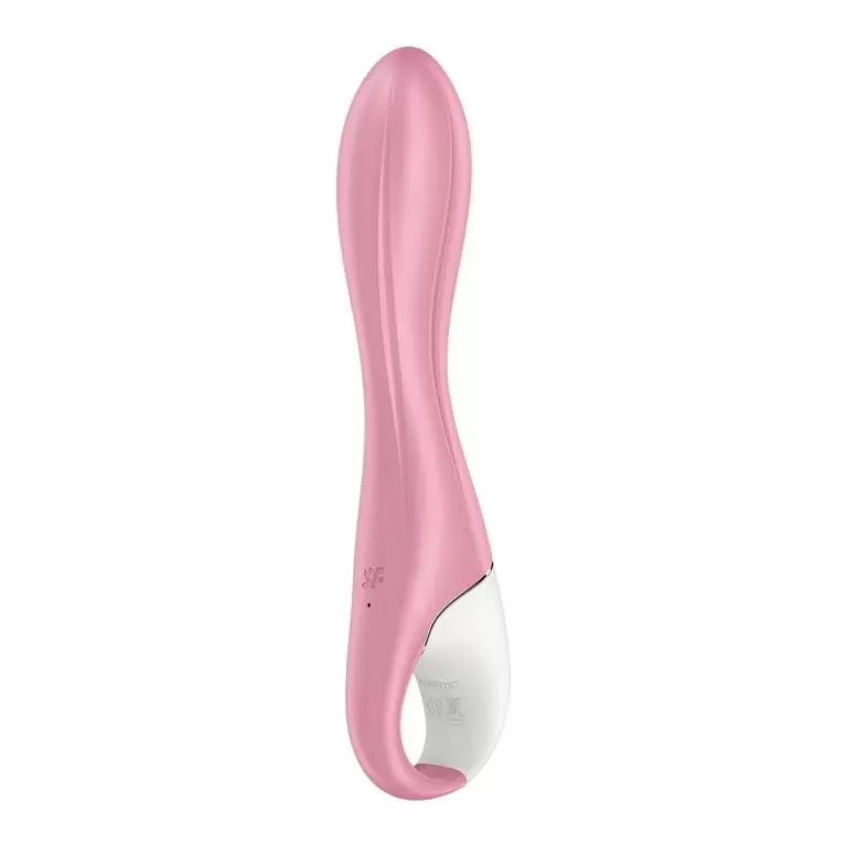 Надувающийся вибратор Air Pump Vibrator 2, технология Air Pump, 12 режимов, розовый