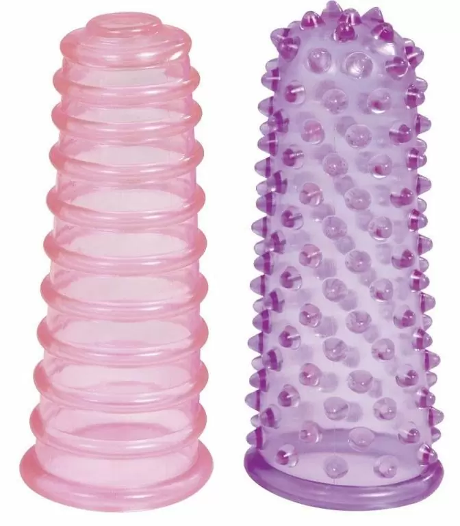 Насадки на палец из пвх: набор из двух штук Me You Us Lust Fingers Sleeves