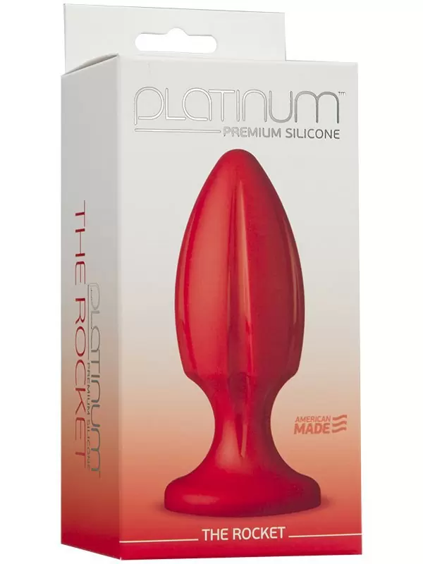 Анальная пробка The Rocket - красная
