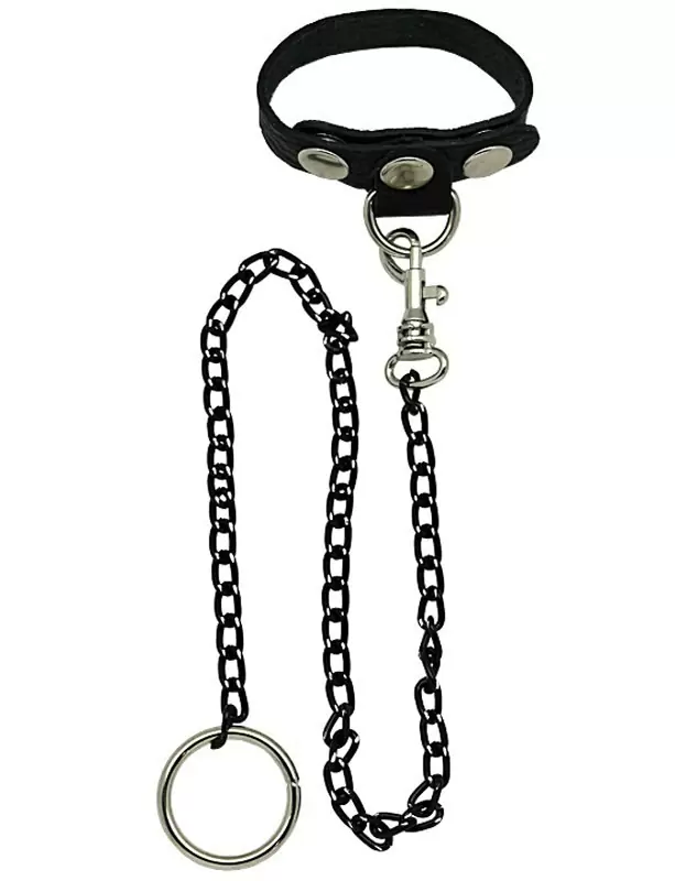 Поводок X для пениса с одним ремешком Sitabella – черный