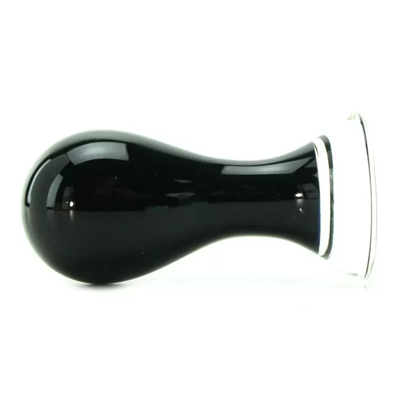 Анальный стимулятор Crystal Pops Large из стекла – черный