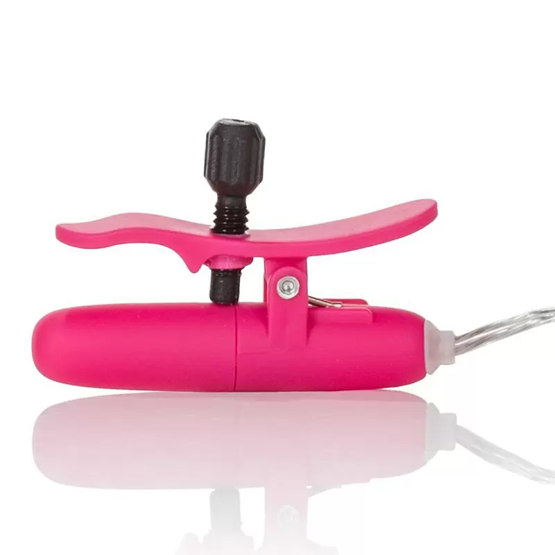 Вибрирующие зажимы на соски Heated Nipple Teasers нагревающиеся – розовый