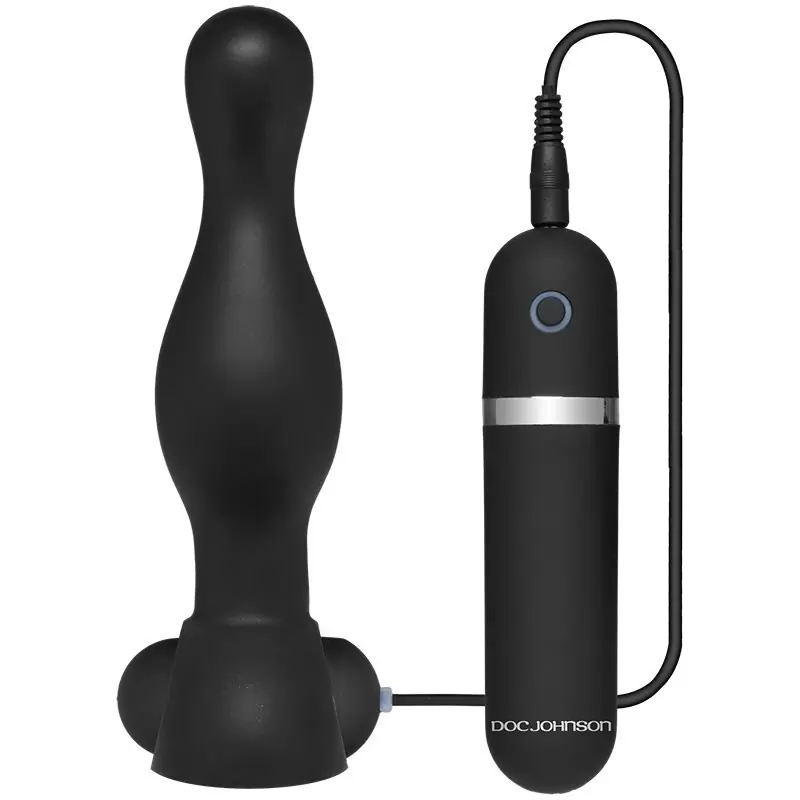 Анальный стимулятор The Delight с вибрацией – черный	