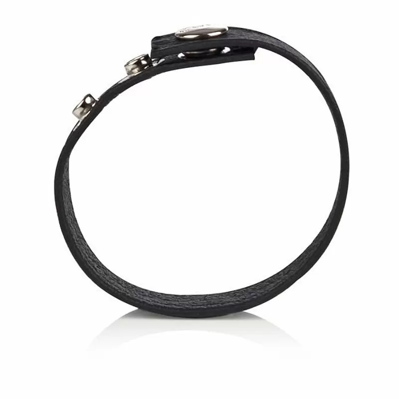 Кожаная утяжка на пенис Colt C/B Strap Adjustable 3-Snap – черный