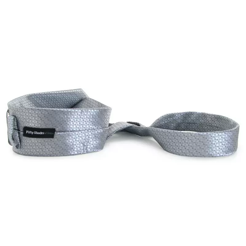 Фиксация Christian Grey’s Silver Tie в виде галстука – серебристая