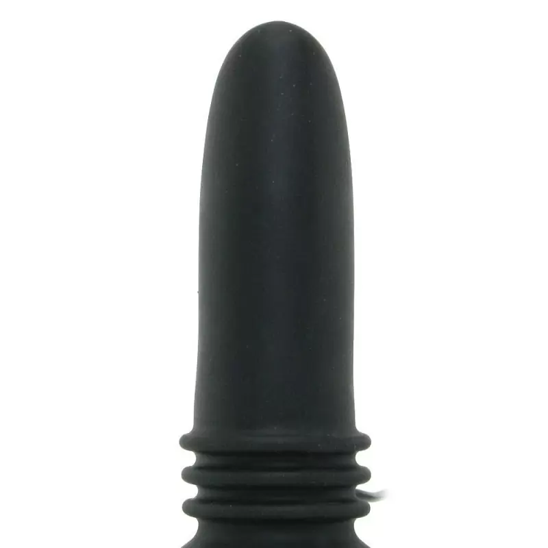 Вибростимулятор на присоске с пультом управления Adonis – черный