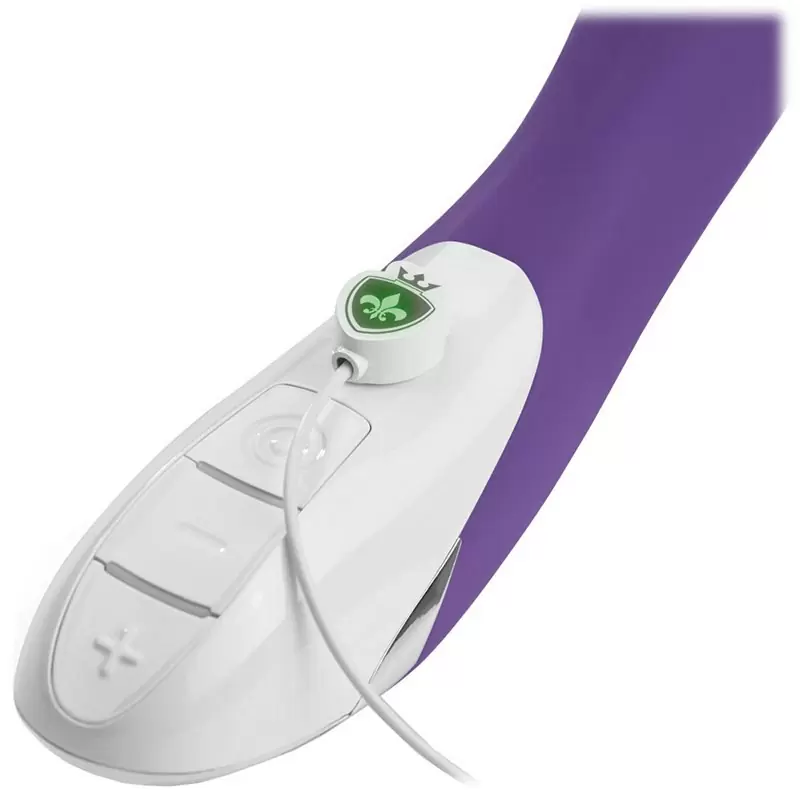 Вибромассажер Sassy Simon рельефный – фиолетовый