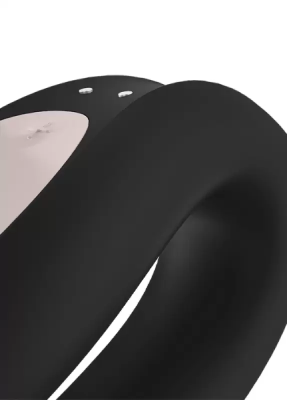 Парный вибратор Satisfyer Double Joy с возможностью управления через приложение (черный)