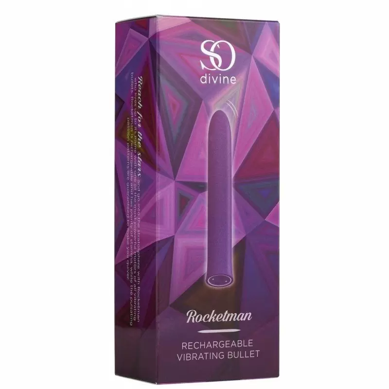 Вибратор So Divine Rocket Man. Фиолетовый