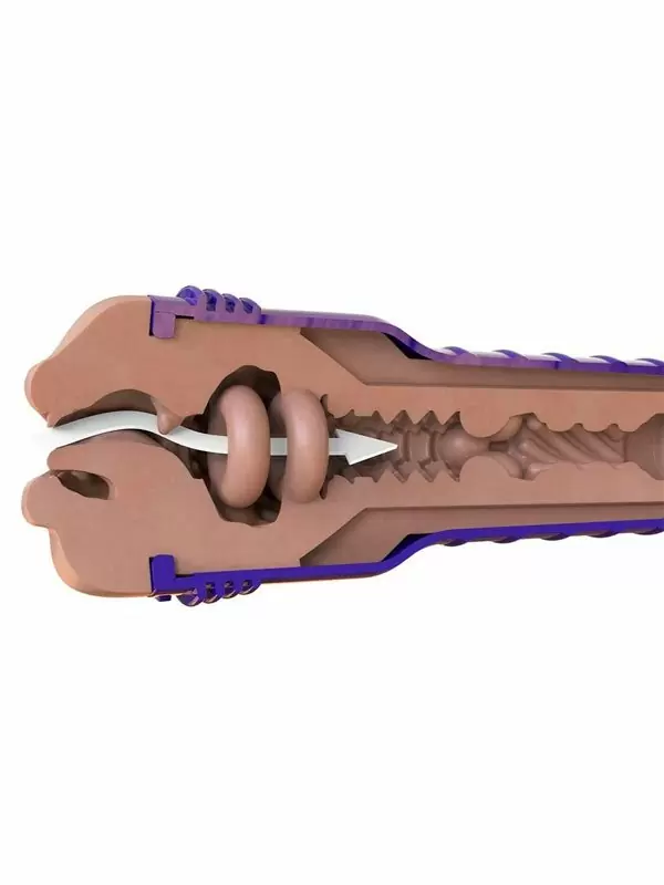 Реалистичный мастурбатор Fleshlight Boost Blow, рот, 24,8 см, ТЭП, светло-телесный