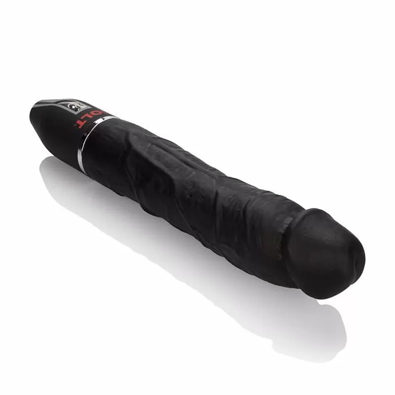 Реалистичный анальный вибромассажёр Calexotics Colt Deep Drill – черный